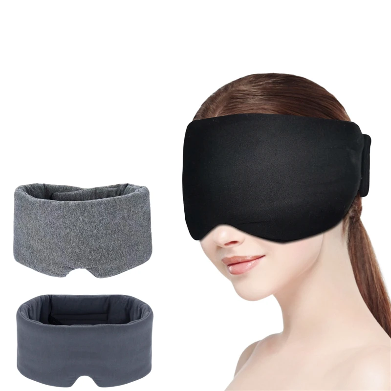 

Cotton Sleep Mask Comfortable Breathable Sleeping Eye Mask Adjustable Eyeshade Blinder Blindfold Eye Patch Best Night Companion
