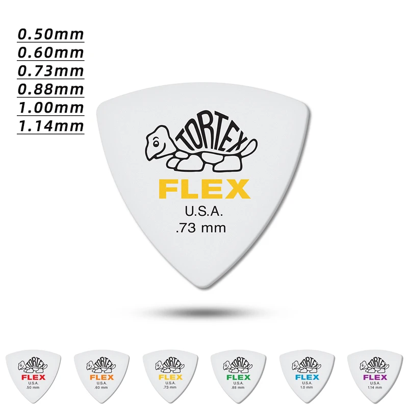 Dunlop Pick 456R FLEX Tortex JAZZ 3 matte non-slip acoustic/electric guitar pick Thickness 0.50/0.60/0.73/0.88/1.00/1.14mm guitar picks