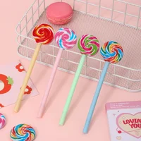 24Pcs Wholesale Creative Simulation Lollipop Modeling Neutral Pen Student Gifts Prizes Creative Stationery gel pens 1