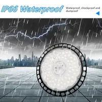 Super Bright 100/150/200W UFO LED High Bay Lights Waterproof Commercial Industrial Market Warehouse Garage Workshop Garage Lamps - Image 4