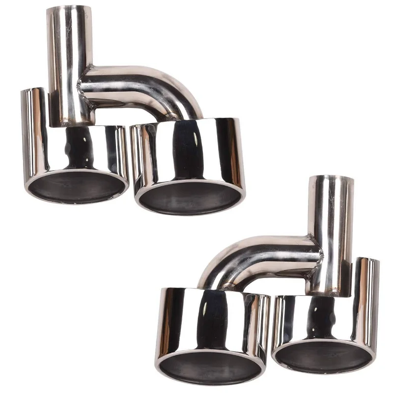 

Пара наконечников выхлопной трубы глушителя для Mercedes Benz W204 C-Class C63 C300 C350 AMG