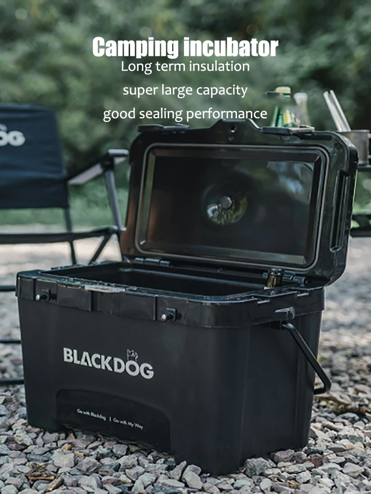 Outdoor Refrigerator Blackdog Outdoor Camping Refrigerator Portable Outdoor Camping Ice Block Cold Preservation Ice Bucket Car refrigerator