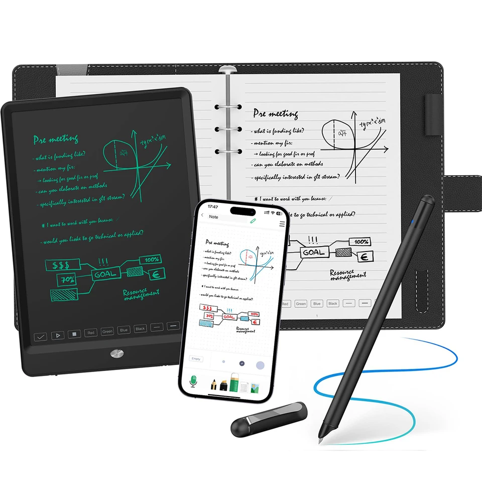 NEWYES SYNC PEN デジタルノートセット Amazon.com: NEWYES SyncPen 4 Set Smart Digital Pen with