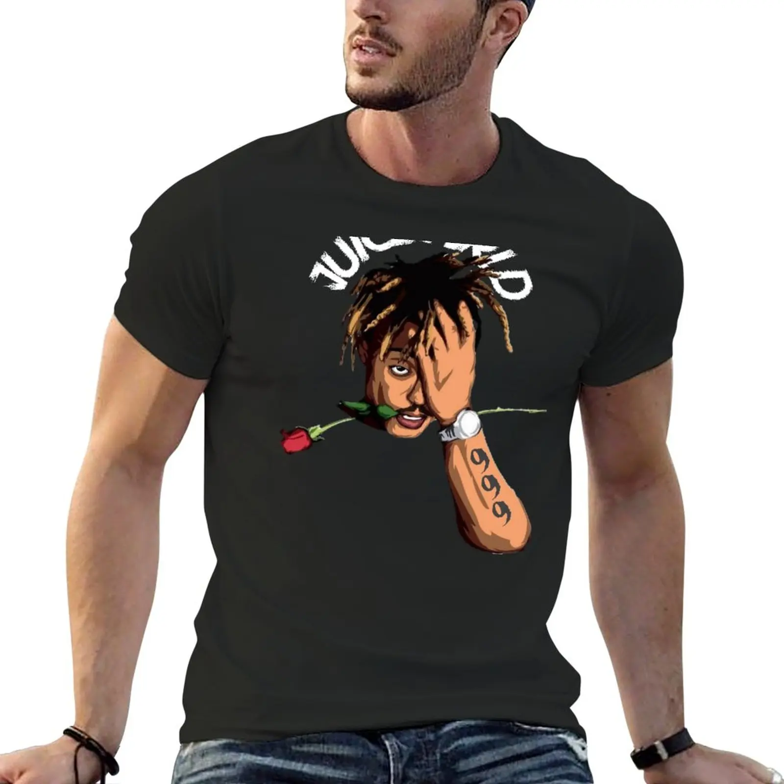 

Juice World T-Shirt summer tops oversizeds vintage men clothings