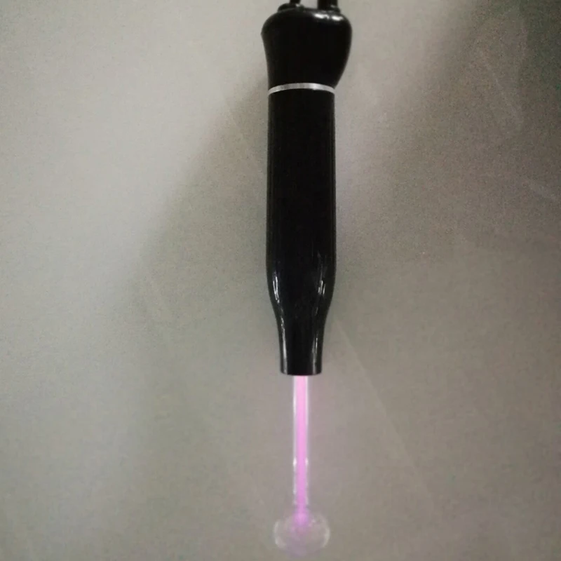 High Frequency Facial Machine Acne Spot Remover Electrotherapy Glass Tube Wand Big Power 30W 3
