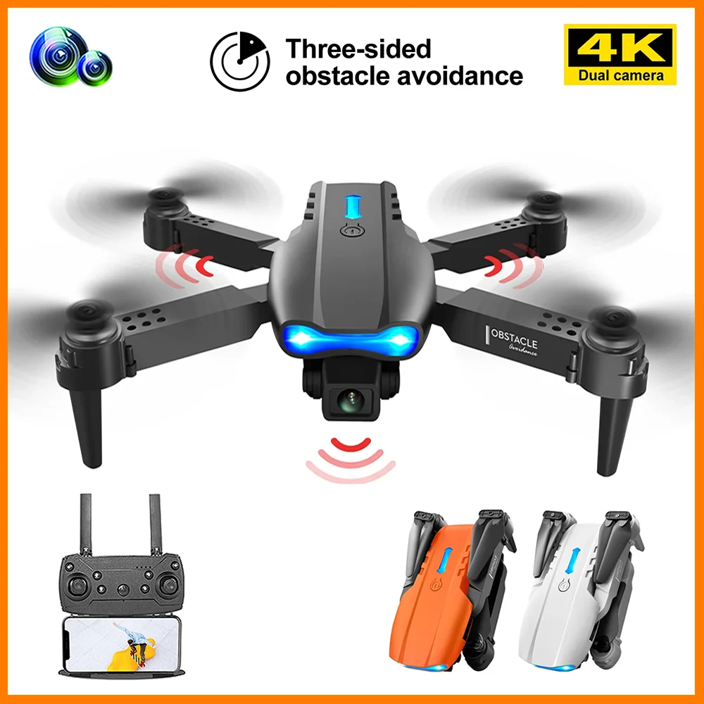 

Remote Control Drone Wifi FPV with 4K HD Dual Cameras Aerial Photography Obstacle Avoidance Function RC Foldable Quadcopter UAV