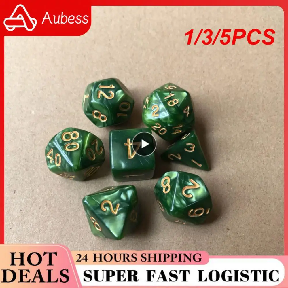 

1/3/5 шт./набор, многогранные кости d & d d4 d6 d8 d10 d % d12 d20