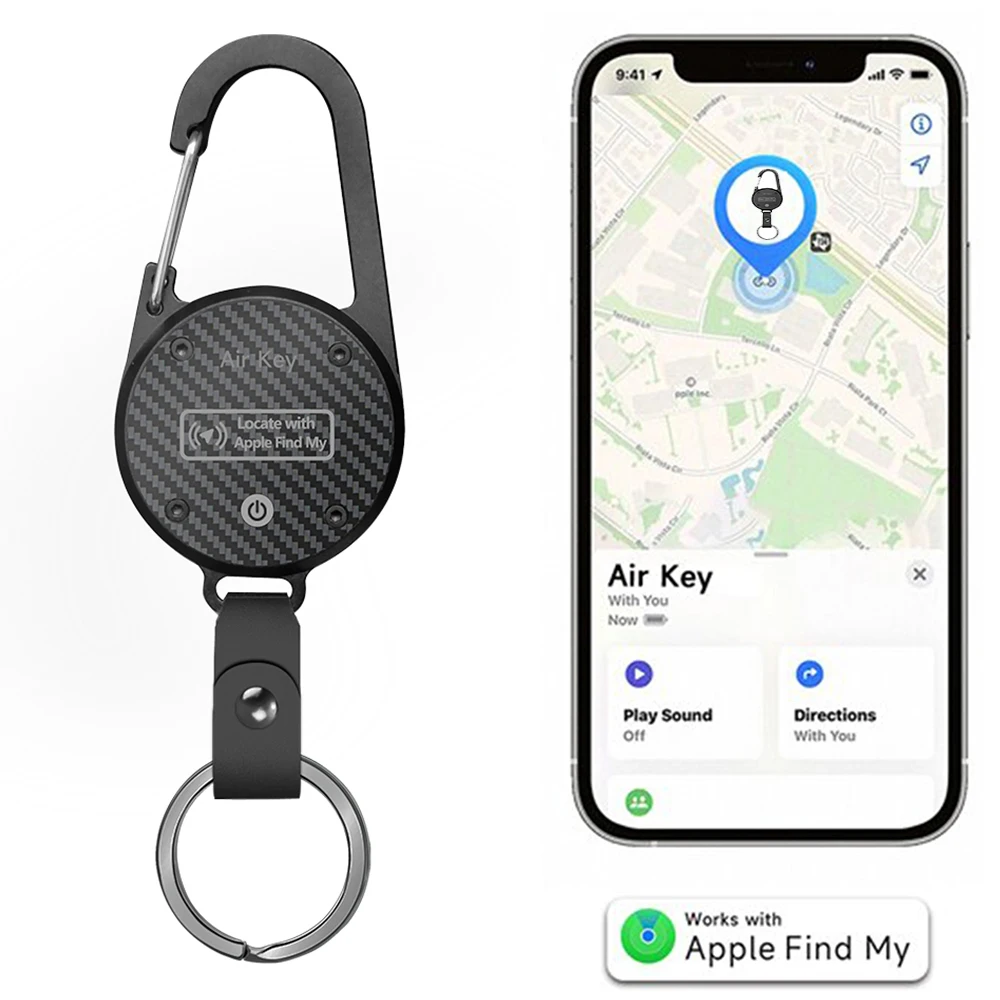 Men's Heavy Duty Keychain with Key Finder and Anti-Lost Tracker