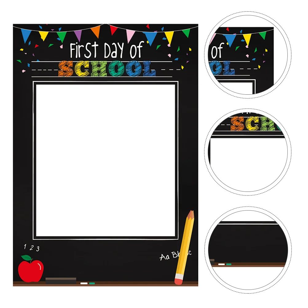 

Welcome Photo Booth Picture Frame First Day of School Photo Frame Photo Props