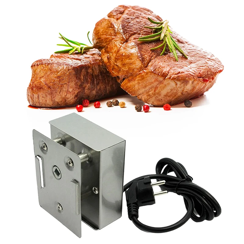 Electric BBQ Rotisserie For Grill Motor Espeto Para Churrasco Electric Heavy Duty Electrical Barbecue Accessories EU Plug 220V 4