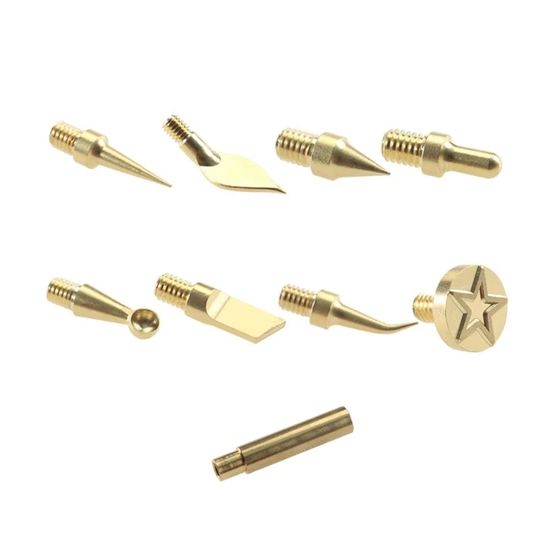 

Heat Insertion Tool for Voron 2.4/MK4 Brass Hot Melt Inset Iron Tip Heat Insertion Nuts 3D Printing Parts Accessories