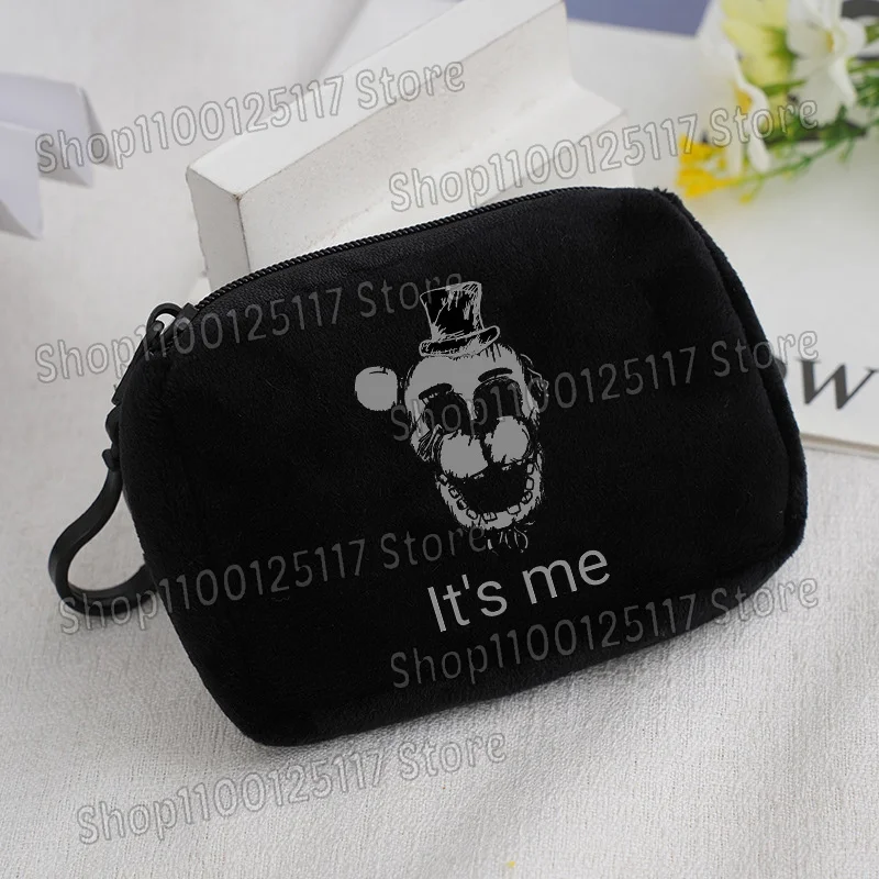 Cute Coin Purse with Key Ring - Soft Zipper Square Wallet and Card Holder with Hanging Accessories