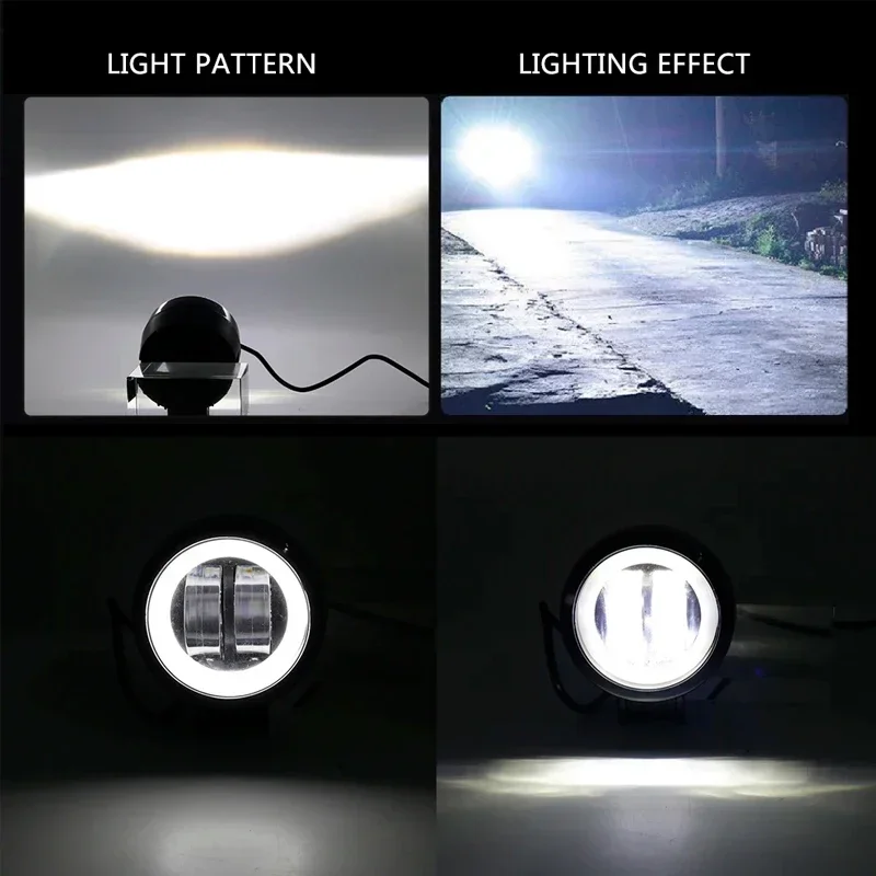 Motorcycle LED Spotlight Headlight Fog Light
