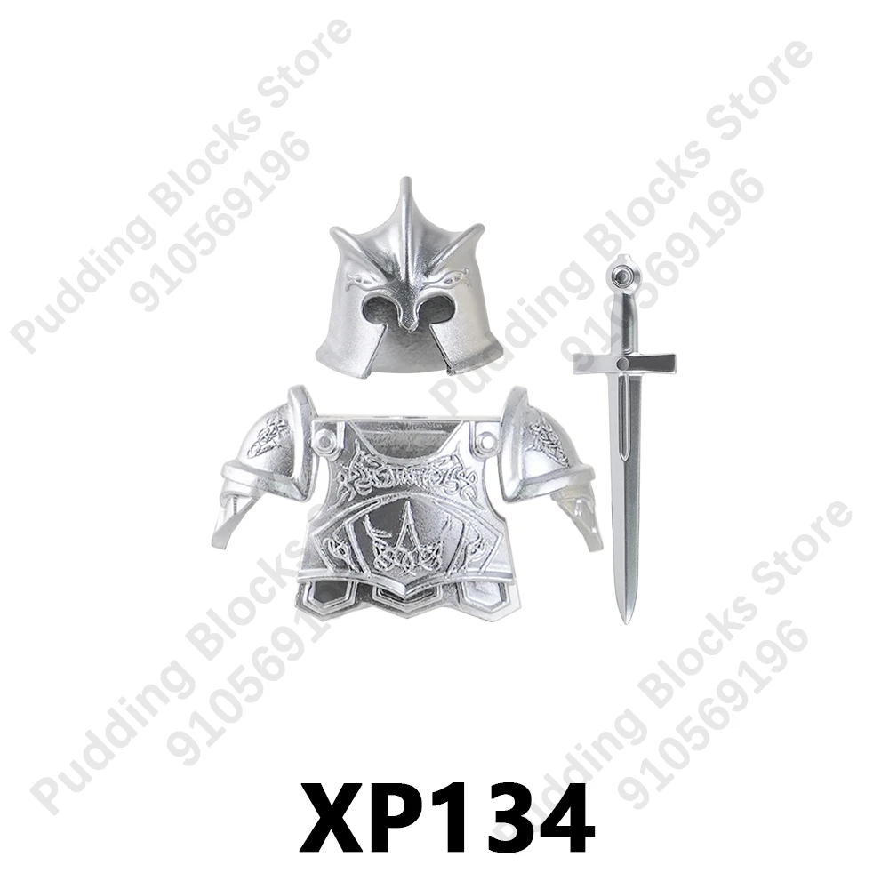 액션 피규어 빌딩 블록, KT1019, XP131, XP132, XP133, XP134, XP135, XP136, XP137, 벽돌 액세서리, 성인 어린이 장난감 장식