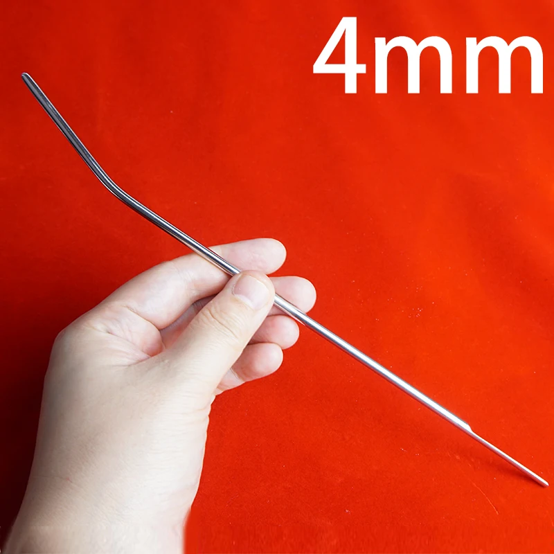 Stainless Steel Long Urethral Sounds Penis Plug,Metal Inserting into Urethra Dilator Sounding Catheter Rod,Sex Toys for Men