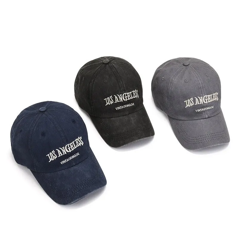 Baseball cap Cotton Baseball Cap for Men and Women Fashion Embroidery Soft Top Casual Retro Snapback Unisex