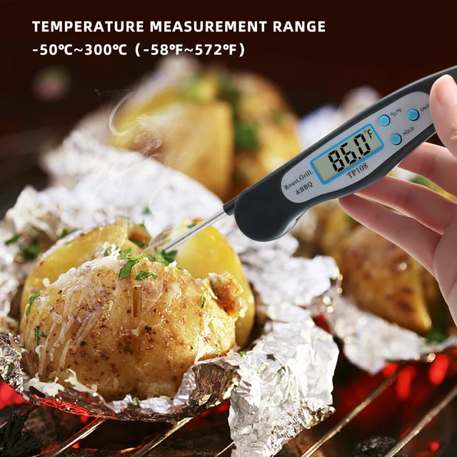 Digital Meat Thermometer Foldable Probe Grill Thermometer -58 °F