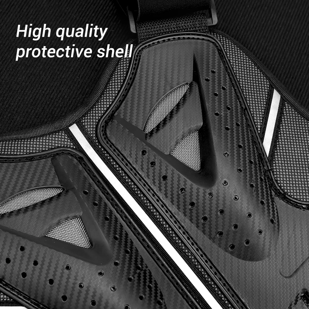 오토바이 아머 보호 블랙 가슴 및 등 보호 조끼 오토바이 자전거 라이딩 아머 모토크로스 사이클링 보호