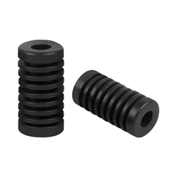 Universal Motorcycle Gear Shift Lever Pedal Rubber Covers - Set of 2 (2pcs black)
