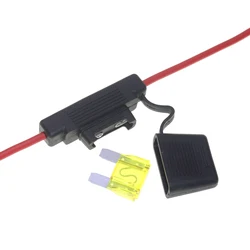Heavy - Duty Waterproof In - Line Fuse Holder with Multiple Blade Fuse Options - 100A (10 AWG)