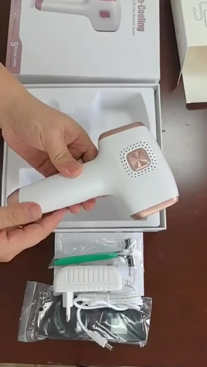 3 in 1 アイスレーザー脱毛器 999999 フラッシュ IPL 脱毛器 無痛電気
