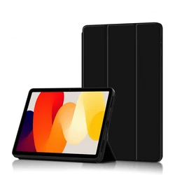Tri-Folding Flip Stand Cover for HUWEI Tablets - Auto Sleep Function, 11 Inch, 2023 Edition (Black)