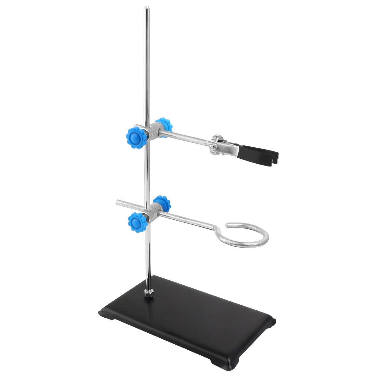 

Laboratory Grade Metalware Set with Support Stand Clamp Flask Clamp Condenser Clamp Stands