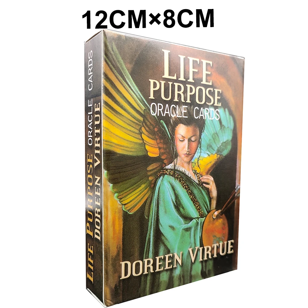 

12CM×8.3CM Doreen Virtue Life Purpose Divination Oracle Cards A 44-Card Deck and Guidebook