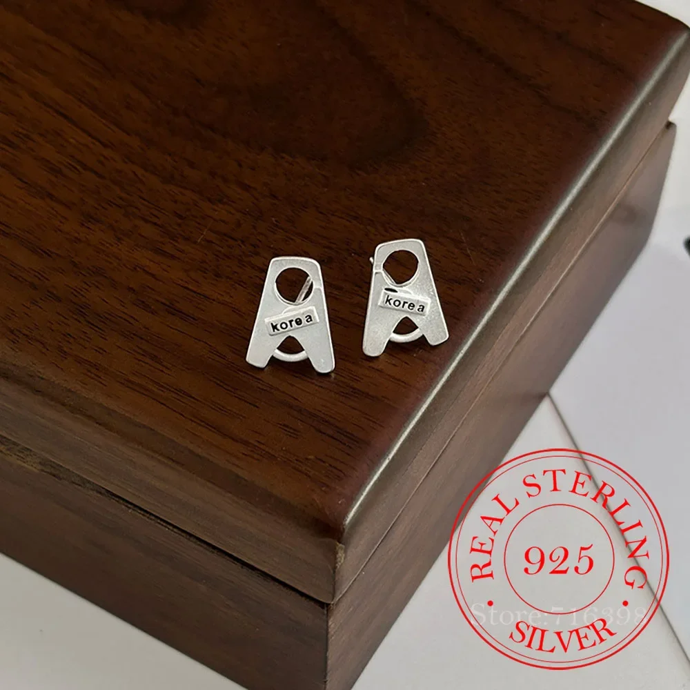 

Серьги-гвоздики женские из серебра 925 пробы, матовые