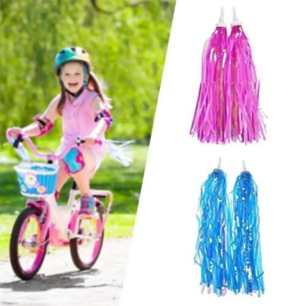 Fashion Cycling Equipment Kids Bike Tassels PE Multicolor Bicycle Streamers Princess Car Children Bicycle Bike Decor Ribbon