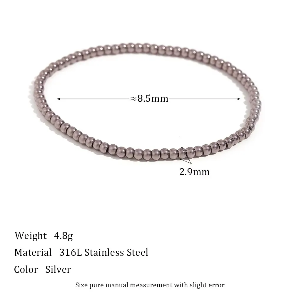 3mm Silver