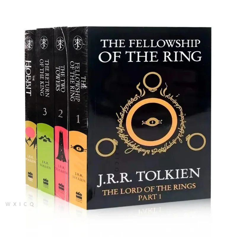 

4Books/Set The Fellowship Of The Ring The Hobbit Stories And Interests Extracurricular Reading Foreign Classic Books Film Novels