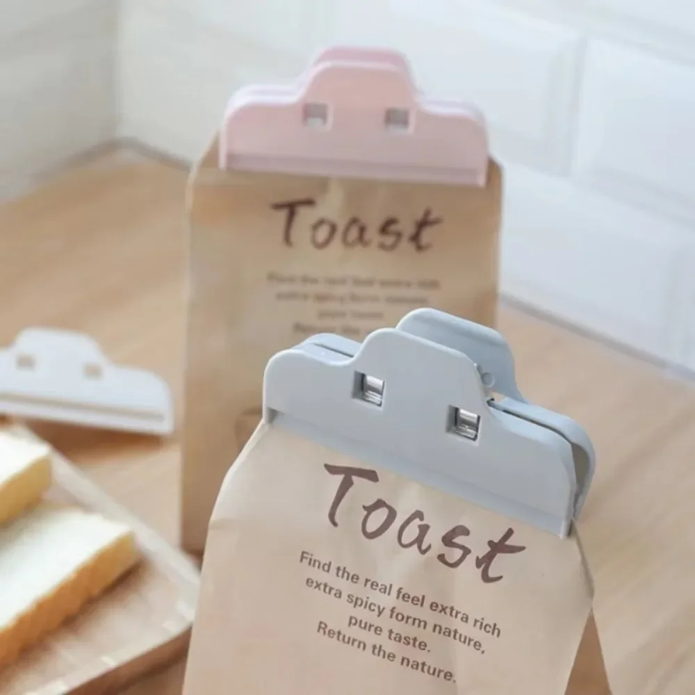 5Pcs Portable large Kitchen Storage Food Snack Seal Sealing Bag Clips Sealer Clamp