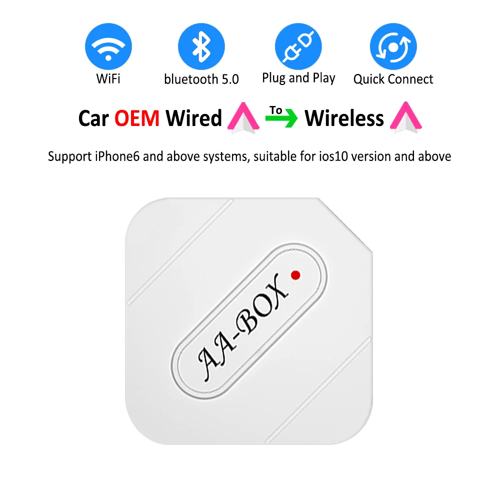 CarPlay sans fil pour iphone Connexion Automatique sans fil Bluetooth Siri  IOS 15 pour Audi Mercedes Volvo Volkswagen - Cdiscount Auto