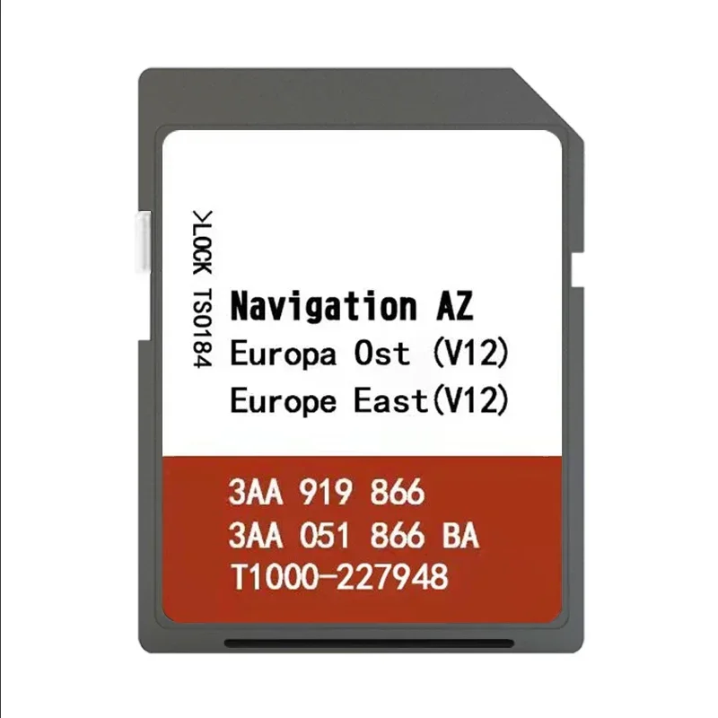 SD Card for RNS315 Seat VW Skoda Amundsen Media