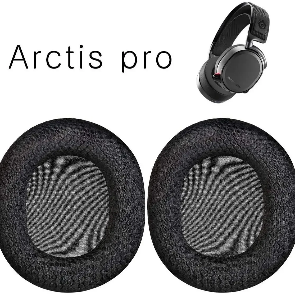 Original Fabric Ear Pads Cushion Earmuffs for SteelSeries Arctis 3 5 7 pro Lossless Wireless Gaming Headset Headphone
