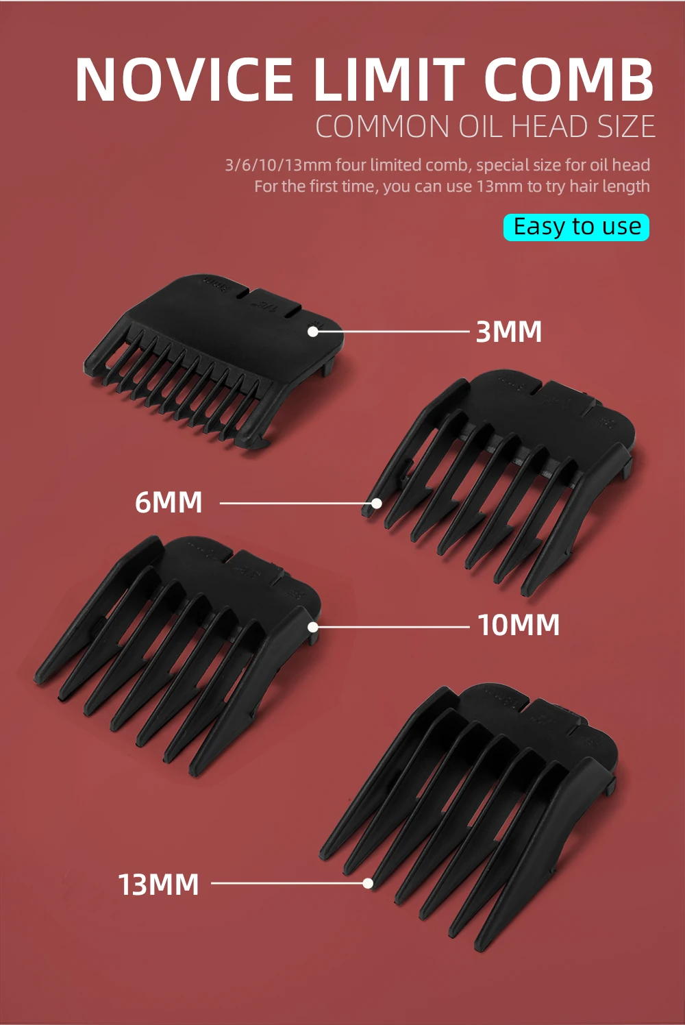 KIKIDO Profesjonalna maszynka do strzyżenia Hine Akumulatorowa maszynka do strzyżenia fryzjerskiego z bezprzewodową maszynką do strzyżenia włosów LCD dla mężczyzn KK-809A_voghion.com