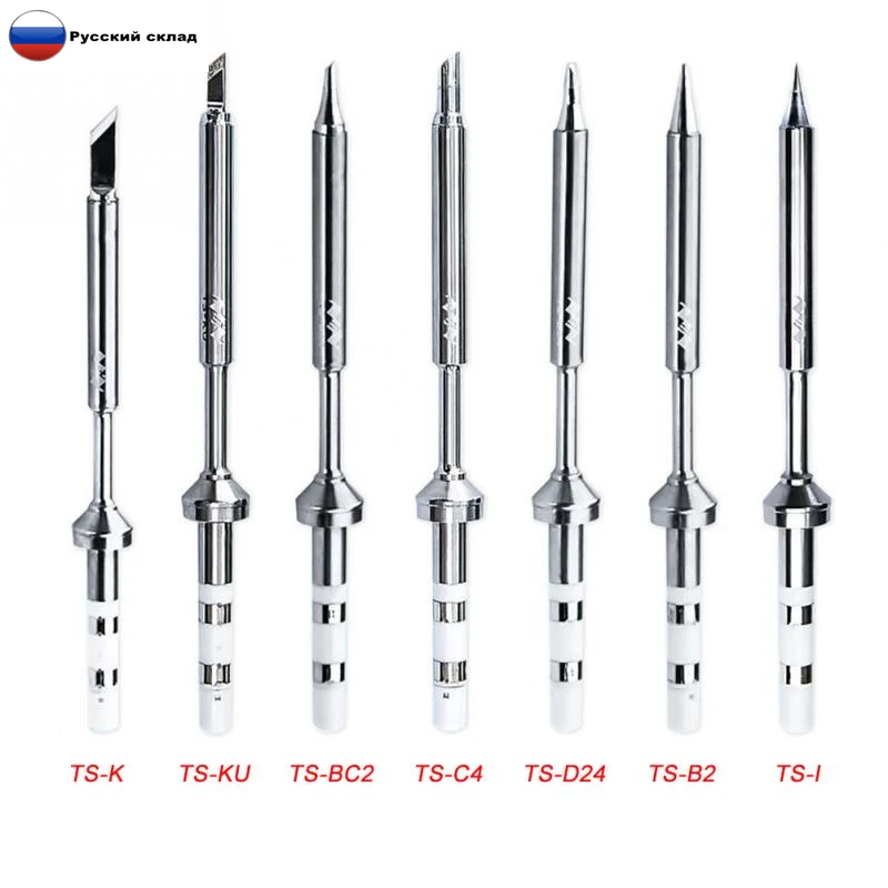 Original 1 Piece Specific Replacement Ts100 Soldering Iron Tips 7 Types For Soldering  Iron Iron Soldering Accessory - Electric Soldering Irons - AliExpress