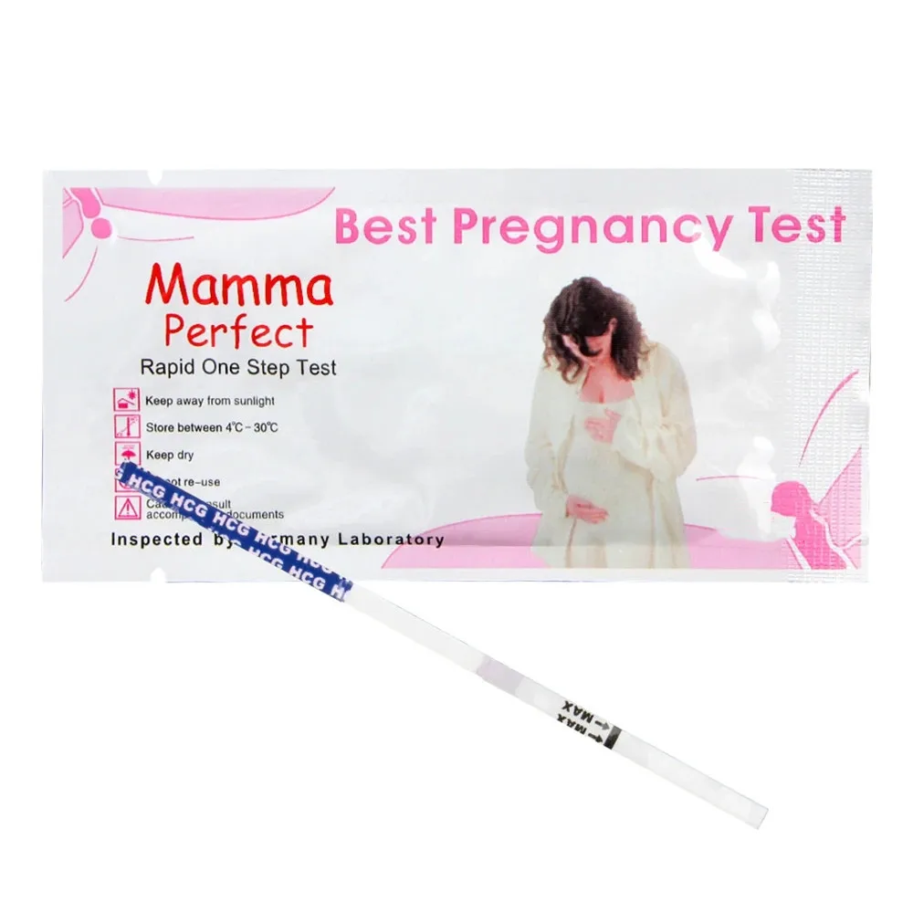 10pcs Quick Pregnancy Test Stick Female LH Urinal Measure Ovulation Early Pregnancy Response Over 99% Accuracy Self-test Strips