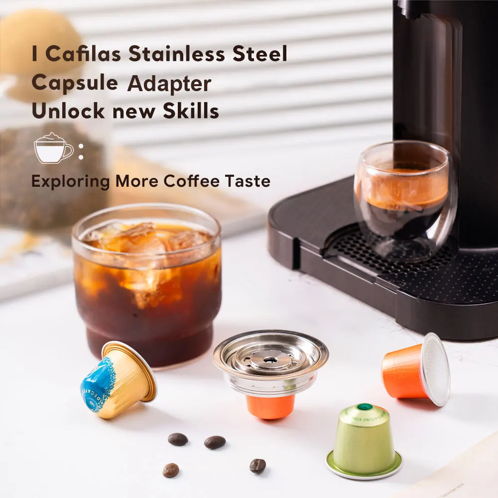 Nespresso Pod Converts to DeLonghi Vertuoline GCA1 Vertuo ENE135 Coffee Capsule Adapter Accessories
