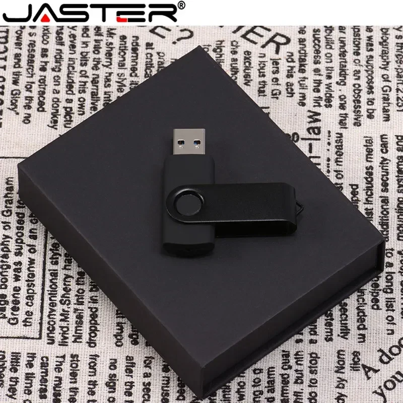 JASTER USB Flash Drive 8GB-64GB Free Custom LOGO Swivel OTG With Box USB 2.0 Business Gift usb flash drive flash drive