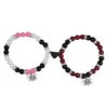 Bracelets d'amitié assortis araignée pour Couples Bracelets porte-bonheur araignée Bracelets d'amitié magnétiques pour 2 Bracelets d'Halloween