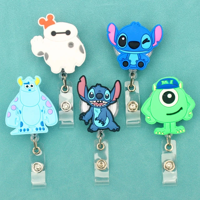  Disney Lilo & Stitch Badge Reels Retractable Badge