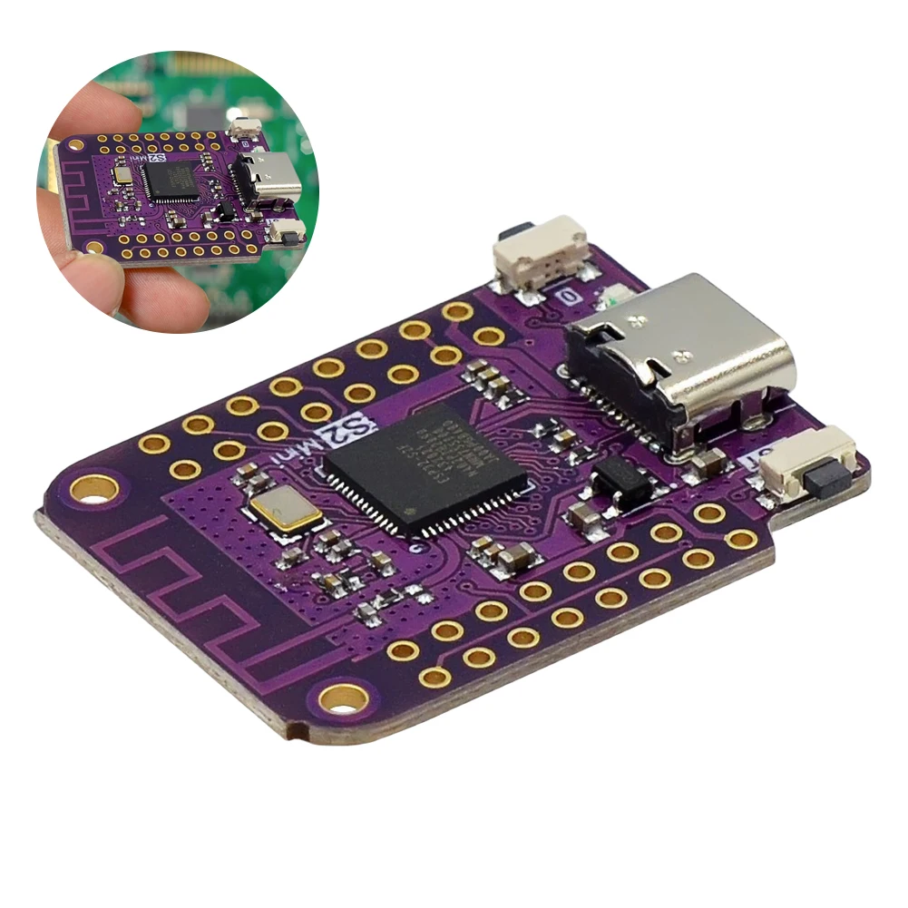 ESP32 S2 미니 TYPE-C WIFI 모듈 보드 기반 ESP32-S2FN4R2 4MB 플래시 2MB PSRAM 미니 WiFi 보드(아두이노용)
