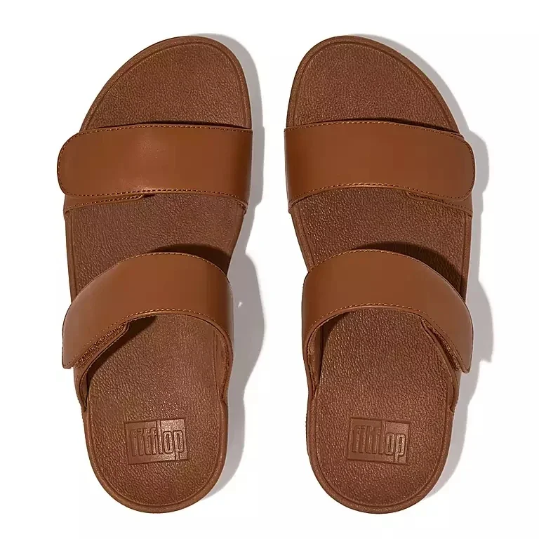 Women Sandals Comfortable Leather Cross Strap Flip Flops Summer Slip-ons