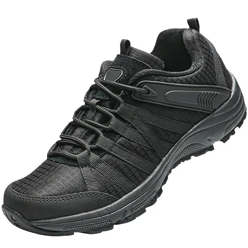 Summer Ultra-Light Breathable Training Wear-Resistant Outdoor off-Road Running Sports Casual Vinyl Non-Slip Security Guard Shoes