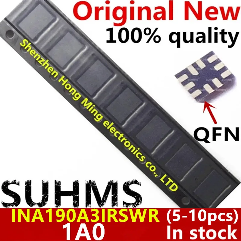 

(5-10piece)100% New INA190A3IRSWR INA190A3 INA190 1A0 1AO 1AQ QFN-10 Chipset