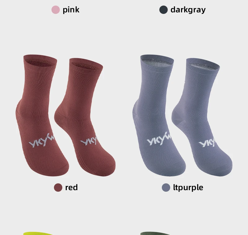 YKYWBIKE 2026 Unisex Sportsocken Mikroreflektierende Fahrrad-Rennrad-Laufsocken Atmungsaktive Feuchtigkeitsabsorbierende Socken – Detail 12