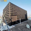 Black inflatable cube tent, tall tent, large space, two doors, suitable for outdoor party events 2