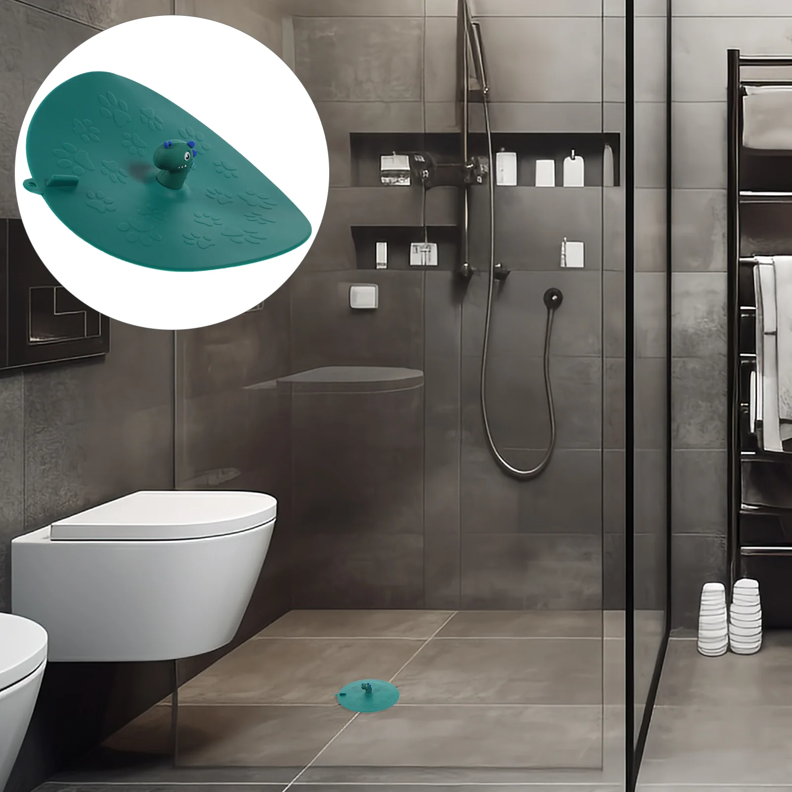 

Floor Drain Deodorant Cover Pad Silicone Caps Sewer Sink Mat Protector Bathroom Accessories Toilet Outfall